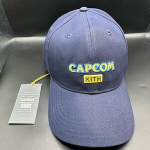 Kith x Capcom Navy Cap with Yellow Accent